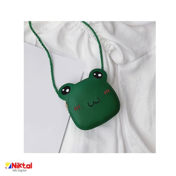 Frog design doll bag کیف عروسکی